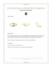 5.47 Ct. Yellow Citrine Appraisal