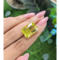 13.04 Ct. Lemon Quartz from Madagascar Life Style