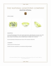10.05 Ct. Lemon Quartz Appraisal