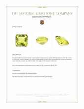 50.01 Ct. Lemon Quartz Appraisal