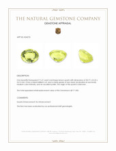 71.67 Ct. Lemon Quartz Appraisal