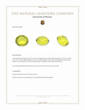 73.92 Ct. Lemon Quartz Appraisal
