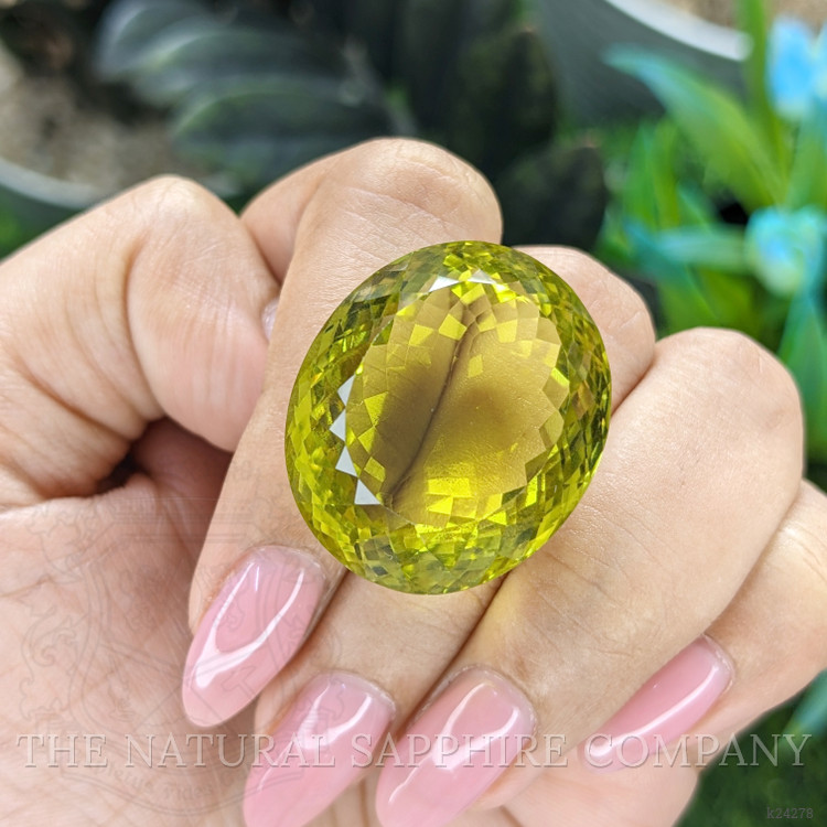 73.92 Ct. Lemon Quartz