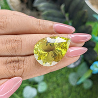 26.48 Ct. Lemon Quartz from Madagascar Life Style
