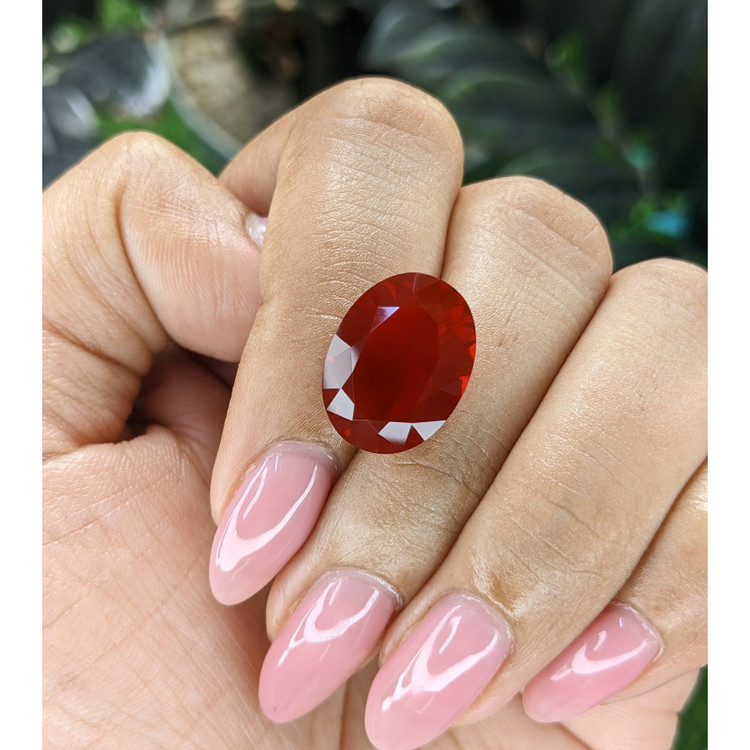 5.82 Ct. Red Fire Opal from Mexico