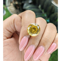 10.67 Ct. Yellowish Brown Citrine Life Style