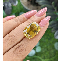 12.91 Ct. Yellowish Brown Citrine Life Style