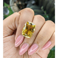 12.91 Ct. Yellowish Brown Citrine Life Style