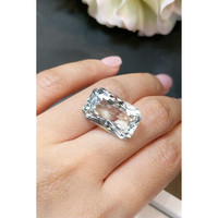 15.06 Ct. Aquamarine from Ceylon (Sri Lanka) Life Style