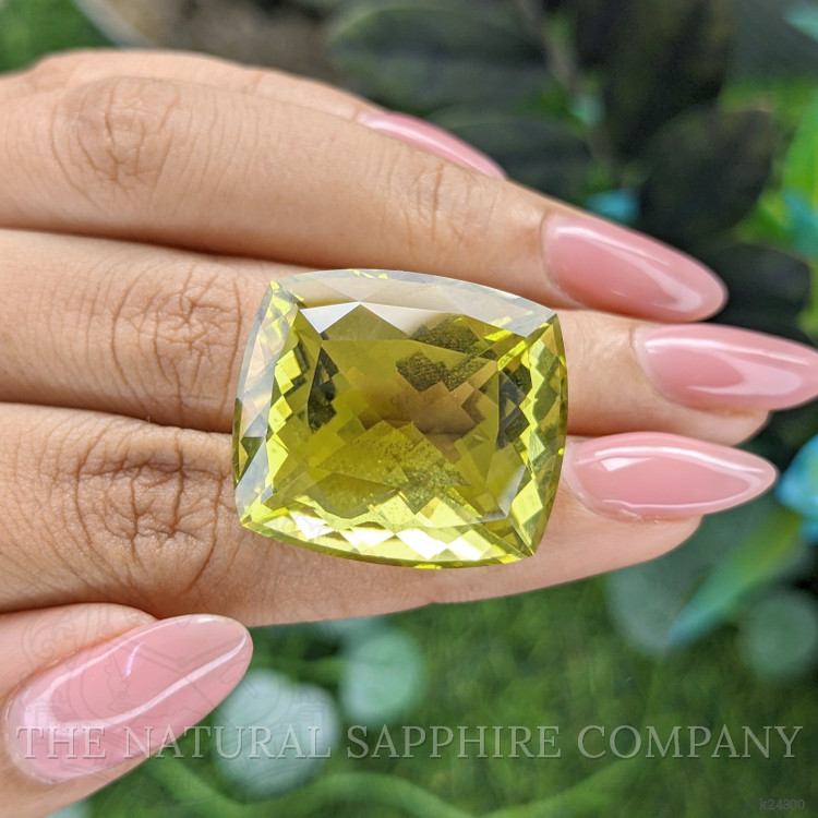 50.43 Ct. Yellowish Green Citrine from Madagascar