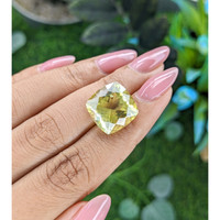 11.30 Ct. Greenish Yellow Citrine Life Style