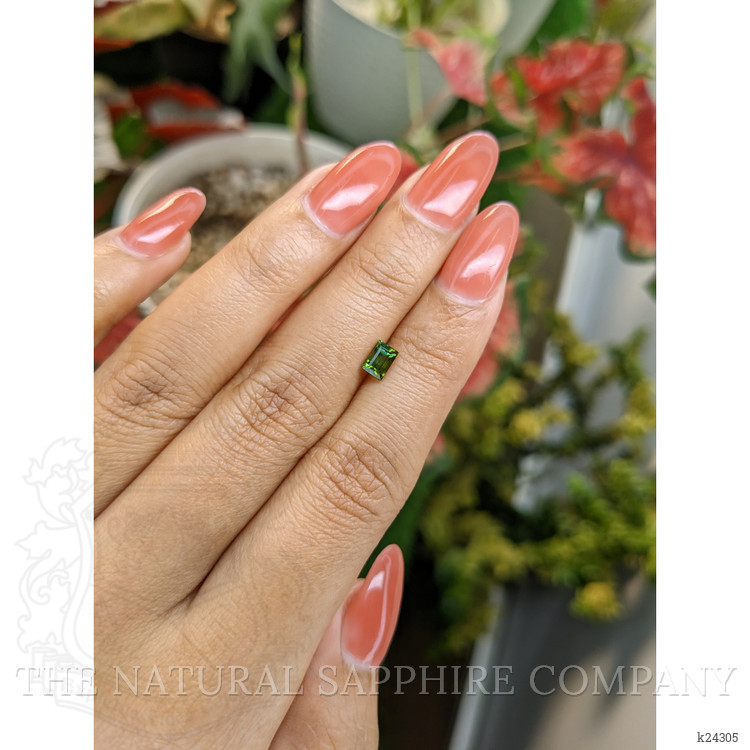 0.56 Ct. Green Tourmaline from Ceylon (Sri Lanka)