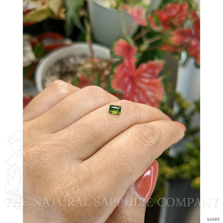 0.56 Ct. Green Tourmaline from Ceylon (Sri Lanka)