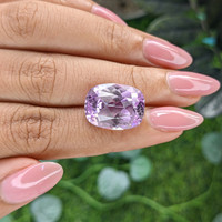 14.06 Ct. Pinkish Purple Kunzite from Afghanistan Life Style