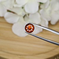 1.96 Ct. Orange Spessartite Garnet from Ceylon (Sri Lanka) Life Style