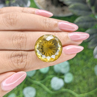 28.93 Ct. Yellow Citrine from Mexico Life Style