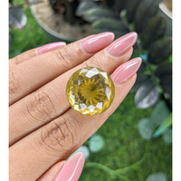 28.93 Ct. Yellow Citrine from Mexico Life Style