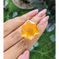 26.21 Ct. Orange Fire Opal from Mexico Life Style