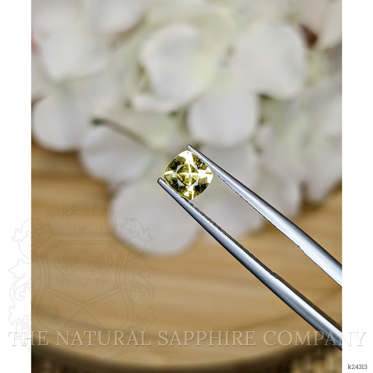 0.67 Ct. Yellowish Green Chrysoberyl from Ceylon (Sri Lanka)