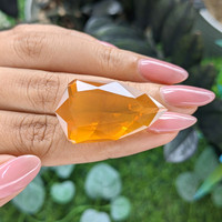 31.44 Ct. Orange Fire Opal from Mexico Life Style