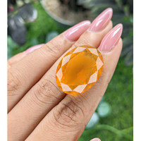 24.01 Ct. Orange Fire Opal from Mexico Life Style