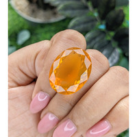24.01 Ct. Orange Fire Opal from Mexico Life Style