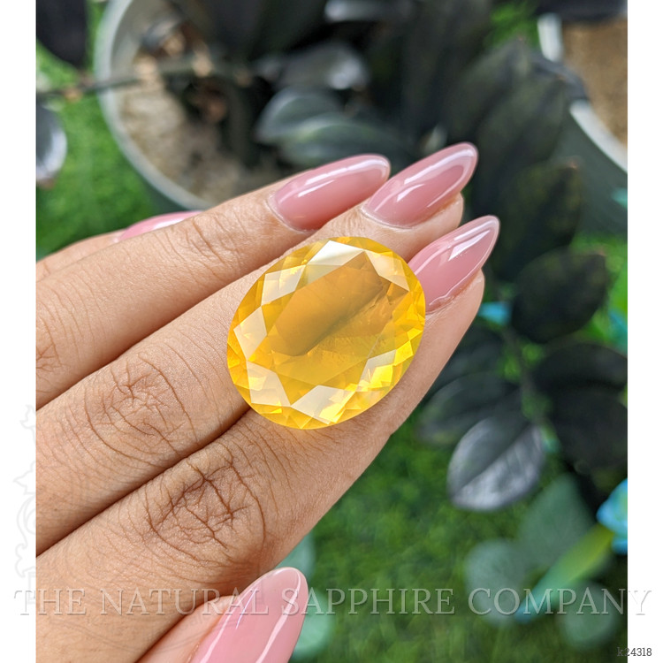 25.78 Ct. Orange Fire Opal from Mexico