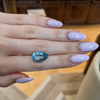 9.45 Ct. Blue Aquamarine from Brazil Life Style