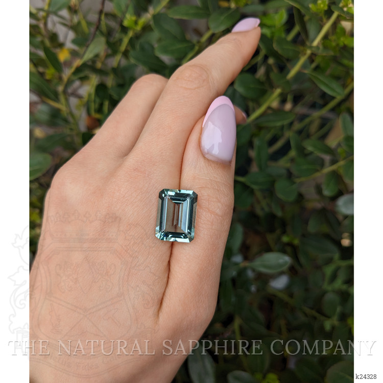 10.09 Ct. Greenish Blue Aquamarine from Brazil
