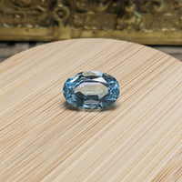 7.74 Ct. Blue Aquamarine from Brazil Life Style