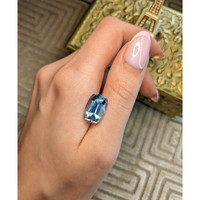 8.10 Ct. Blue Aquamarine from Brazil Life Style