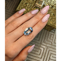 11.26 Ct. Blue Aquamarine from Brazil Life Style