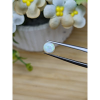 0.64 Ct. Multi Color Cabochon White Opal from Brazil Life Style