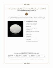 1.80 Ct. White Cabochon White Opal (Light Opal) from Brazil Scan Report