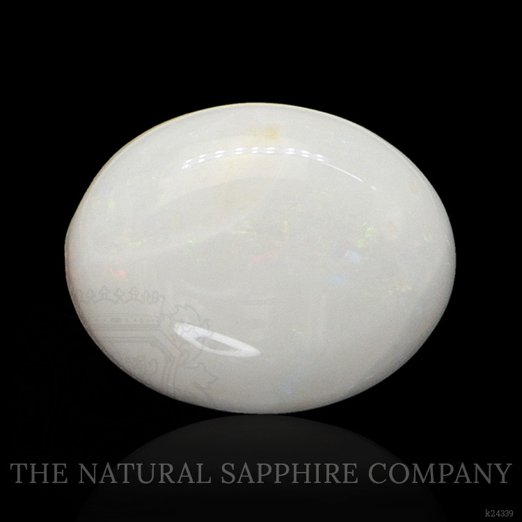 1.80 Ct. White Cabochon White Opal from Brazil