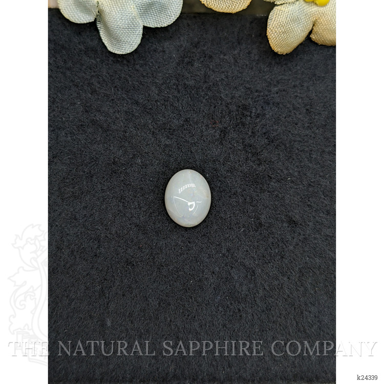 1.80 Ct. White Cabochon White Opal from Brazil