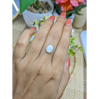 2.08 Ct. Multi Color Cabochon White Opal from Brazil Life Style