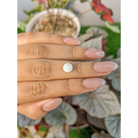 0.83 Ct. Multi Color Cabochon White Opal from Brazil Life Style