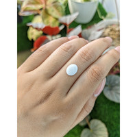 1.20 Ct. Multi Color Cabochon White Opal from Brazil Life Style