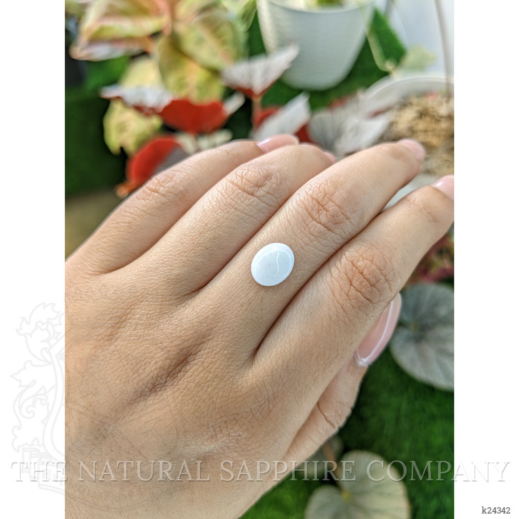 1.20 Ct. Multi Color Cabochon White Opal from Brazil