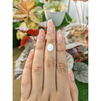 1.20 Ct. Multi Color Cabochon White Opal from Brazil Life Style