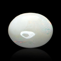 1.53 Ct. Multi Color Cabochon White Opal from Brazil Video