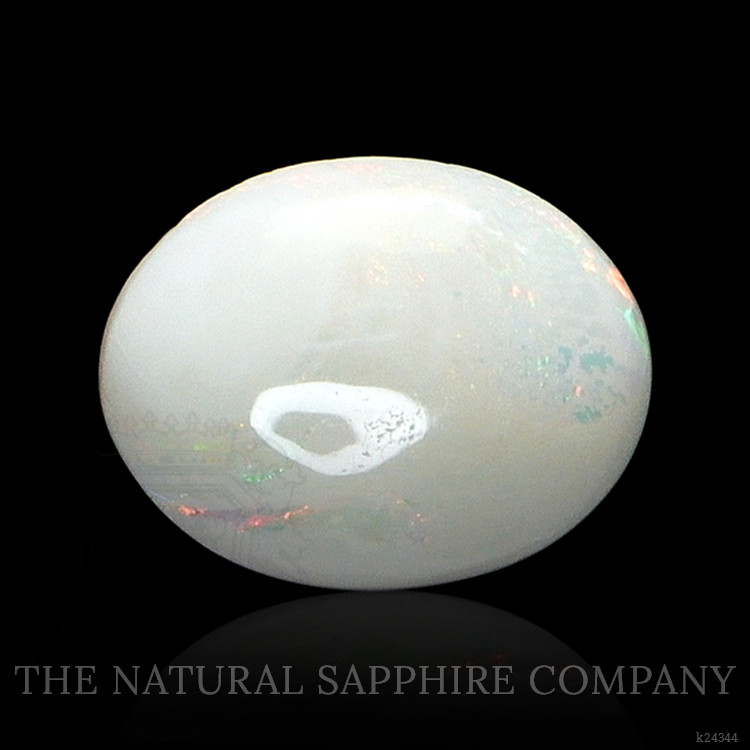 1.53 Ct. Multi Color Cabochon White Opal from Brazil