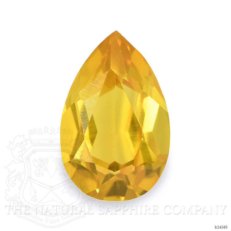 1.10 Ct. Orangish Yellow Citrine from Ceylon (Sri Lanka)