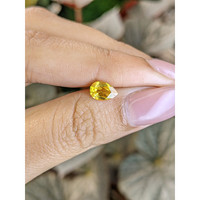 1.10 Ct. Orangish Yellow Citrine from Ceylon (Sri Lanka) Life Style