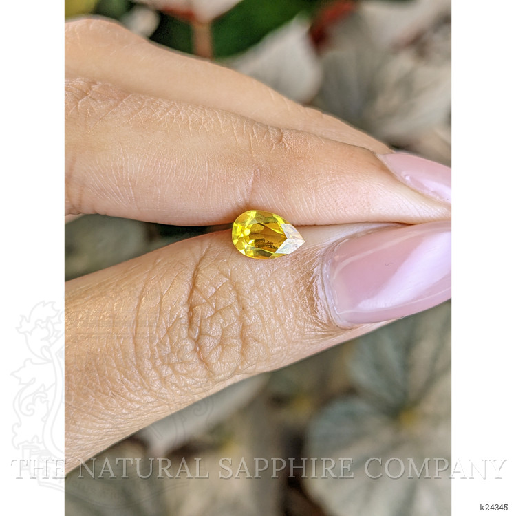 1.10 Ct. Orangish Yellow Citrine from Ceylon (Sri Lanka)