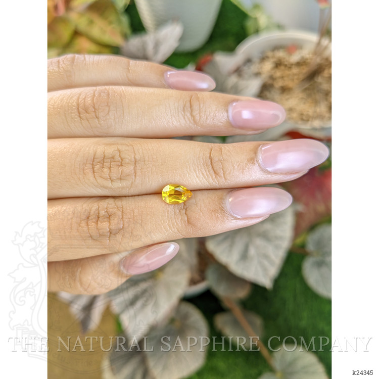 1.10 Ct. Orangish Yellow Citrine from Ceylon (Sri Lanka)