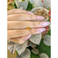 0.70 Ct. Orangish Yellow Madeira Citrine from Brazil Life Style