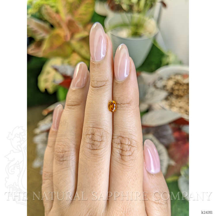 0.40 Ct. Yellowish Orange Madeira Citrine from Brazil