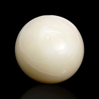 18.39 Ct. Salmon and White Cabochon Coral from Italy Video